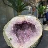 Túi Tiền – Ổ Tụ Tài Thạch Anh Tím – Amethyst (TAT53), KT: 13x11x13CM, KL : 2,6kg