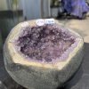Túi Tiền – Ổ Tụ Tài Thạch Anh Tím – Amethyst (TAT56), KT: 10x8x16CM, KL : 2,45kg