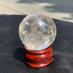 QUẢ CẦU THẠCH ANH TRẮNG (BTR81) ĐK: 4,936CM - KL: 164GRAM | CADA DECOR