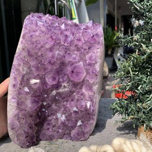 VỈ MẦM THẠCH ANH TÍM (VM09), KT: 24,5*13,5CM - KL: 5,4KG | CADA DECOR