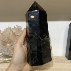 Trụ Thạch Anh Đen – Black Quartz Point (Morion) (TAĐ49) |CADA DECOR