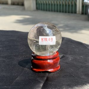 QUẢ CẦU THẠCH ANH TRẮNG (BTR79) ĐK: 4,713CM - KL: 140GRAM | CADA DECOR