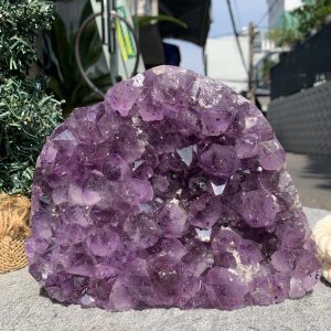 VỈ MẦM THẠCH ANH TÍM (VM04), KT: 19*15CM - KL: 4,4KG | CADA DECOR