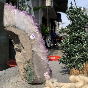 VỈ MẦM THẠCH ANH TÍM (VM09), KT: 24,5*13,5CM - KL: 5,4KG | CADA DECOR