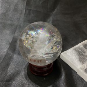 QUẢ CẦU THẠCH ANH TRẮNG (BTR78) ĐK: 6,051CM - KL: 306GRAM | CADA DECOR