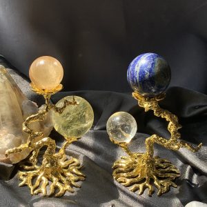 Đế gốc cây kim loại bạc/vàng | CADA DECOR