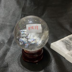QUẢ CẦU THẠCH ANH TRẮNG (BTR78) ĐK: 6,051CM - KL: 306GRAM | CADA DECOR
