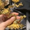 Đế gốc cây kim loại bạc/vàng | CADA DECOR