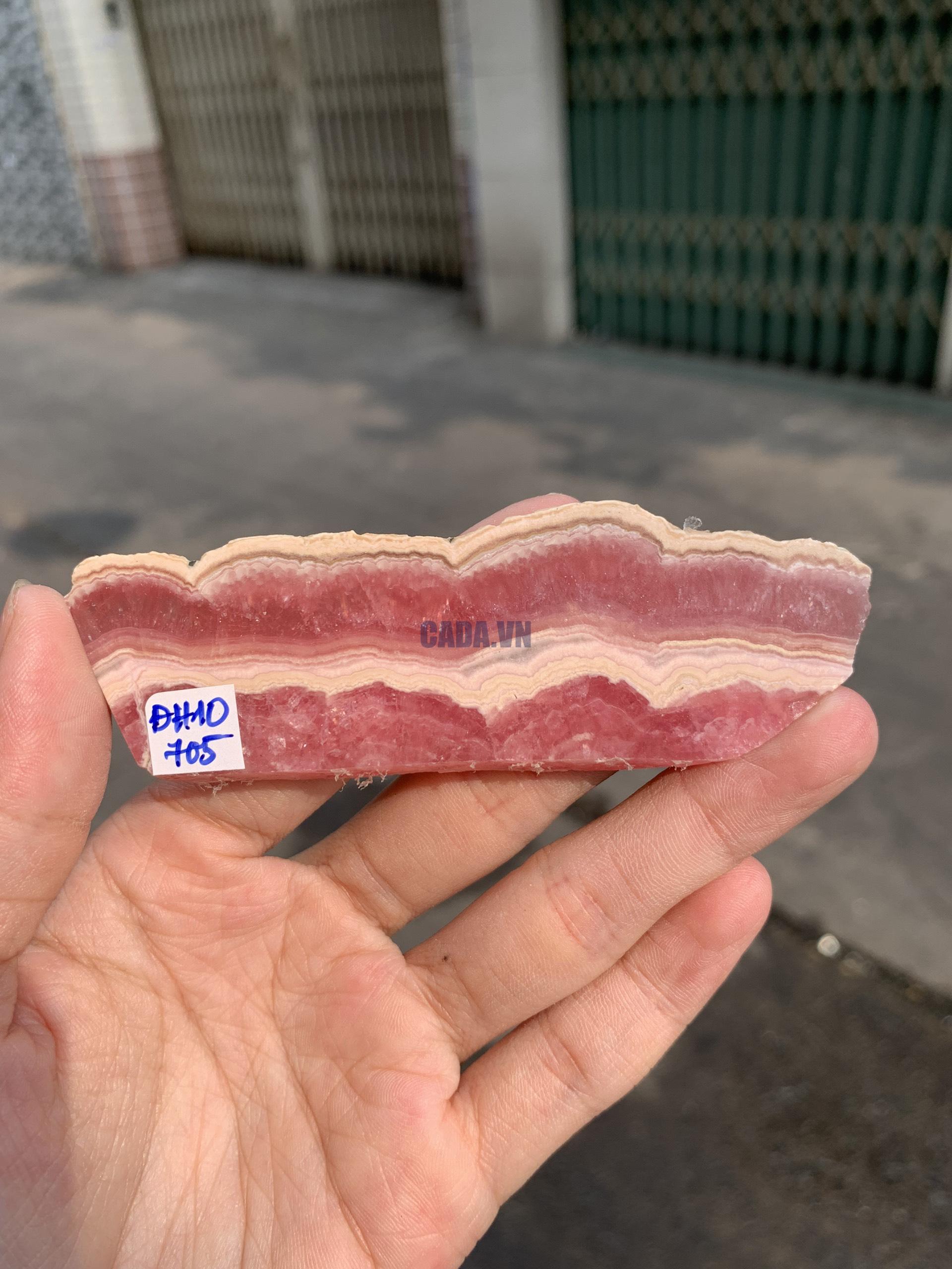 Đá Đào Hoa – Rhodochrosite (ĐH10), KT 3*9CM | CADA DECOR