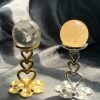 Đế kim loại bi trái tim 3cm (cái) | CADA DECOR