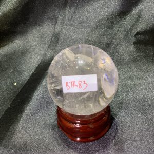QUẢ CẦU THẠCH ANH TRẮNG (BTR83) ĐK: 4,936CM - KL: 160GRAM | CADA DECOR