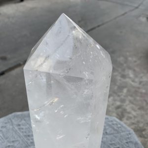 Trụ Thạch Anh Trắng trong – Clear Quartz Point, KL: 5,488KG (TTT208)