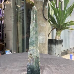 TRỤ MOSS AGATE (MA10), KT 25*4,5CM, KL 554GRAM| CADA DECOR