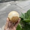 Bi cầu Yellow Calcite | Đá trang trí, sưu tầm, healing | CADA DECOR