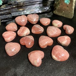 Mặt Trái tim Rhodochrosite | Đá trang trí, sưu tầm, healing | CADA DECOR