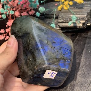 ĐÁ XÀ CỪ – HẮC NGUYỆT QUANG – Labradorite (XC187) – KL: 0,462KG