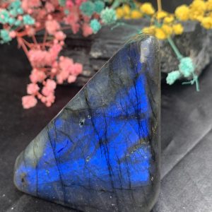 ĐÁ XÀ CỪ – HẮC NGUYỆT QUANG – Labradorite (XC188) – KL: 0,334KG