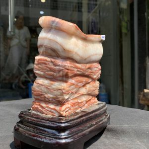 ĐÁ THỊT HEO – ĐÁ PHÚ QUÝ (HE65), KT: 17*11*6CM, KL: 2,096KG