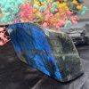 ĐÁ XÀ CỪ – HẮC NGUYỆT QUANG – Labradorite (XC190) – KL: 0,484KG