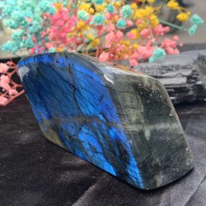 ĐÁ XÀ CỪ – HẮC NGUYỆT QUANG – Labradorite (XC190) – KL: 0,484KG