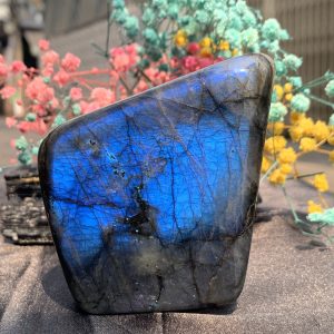 ĐÁ XÀ CỪ – HẮC NGUYỆT QUANG – Labradorite (XC192) – KL: 0,4KG