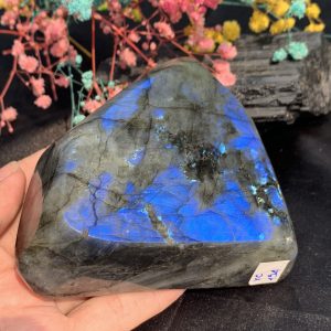 ĐÁ XÀ CỪ – HẮC NGUYỆT QUANG – Labradorite (XC194) – KL: 0,382KG