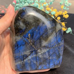 ĐÁ XÀ CỪ – HẮC NGUYỆT QUANG – Labradorite (XC195) – KL: 0,632KG