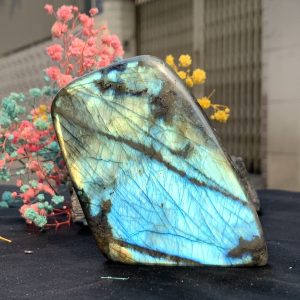 ĐÁ XÀ CỪ – HẮC NGUYỆT QUANG – Labradorite (XC200) – KL: 0,394KG