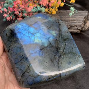 ĐÁ XÀ CỪ – HẮC NGUYỆT QUANG – Labradorite (XC201) – KL: 0,874KG