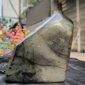 ĐÁ XÀ CỪ – HẮC NGUYỆT QUANG – Labradorite (XC202) – KL: 0,834KG