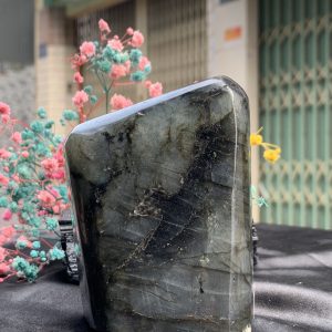 ĐÁ XÀ CỪ – HẮC NGUYỆT QUANG – Labradorite (XC204) – KL: 0,55KG