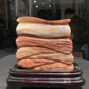 ĐÁ THỊT HEO – ĐÁ PHÚ QUÝ (HE66), KT: 16,5*13*5CM, KL: 2,15KG