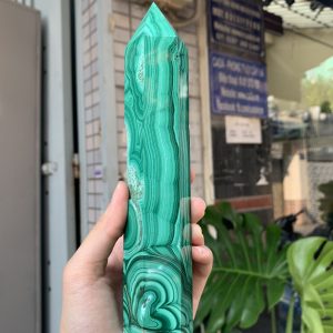 Trụ đá Lông Công - Malachite Point (TLC01) | CADA DECOR