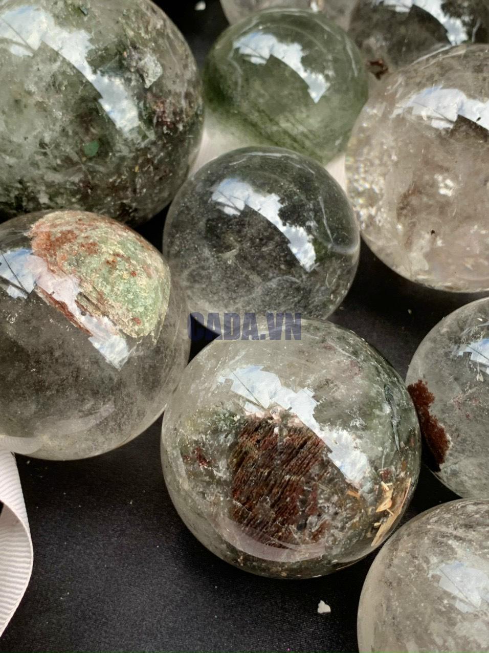 Bi cầu Garden Quartz | Đá trang trí, sưu tầm, healing | CADA DECOR