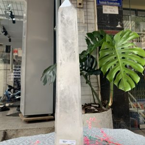 Trụ Thạch Anh Trắng trong – Clear Quartz Point, KL: 3,934KG (TTT205)