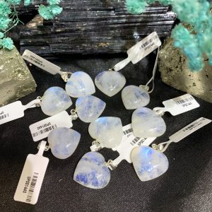 Mặt Trái tim Moonstone | Đá trang trí, sưu tầm, healing | CADA DECOR