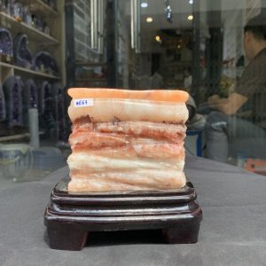 ĐÁ THỊT HEO – ĐÁ PHÚ QUÝ (HE67), KT: 14*11*7CM, KL: 2,374KG