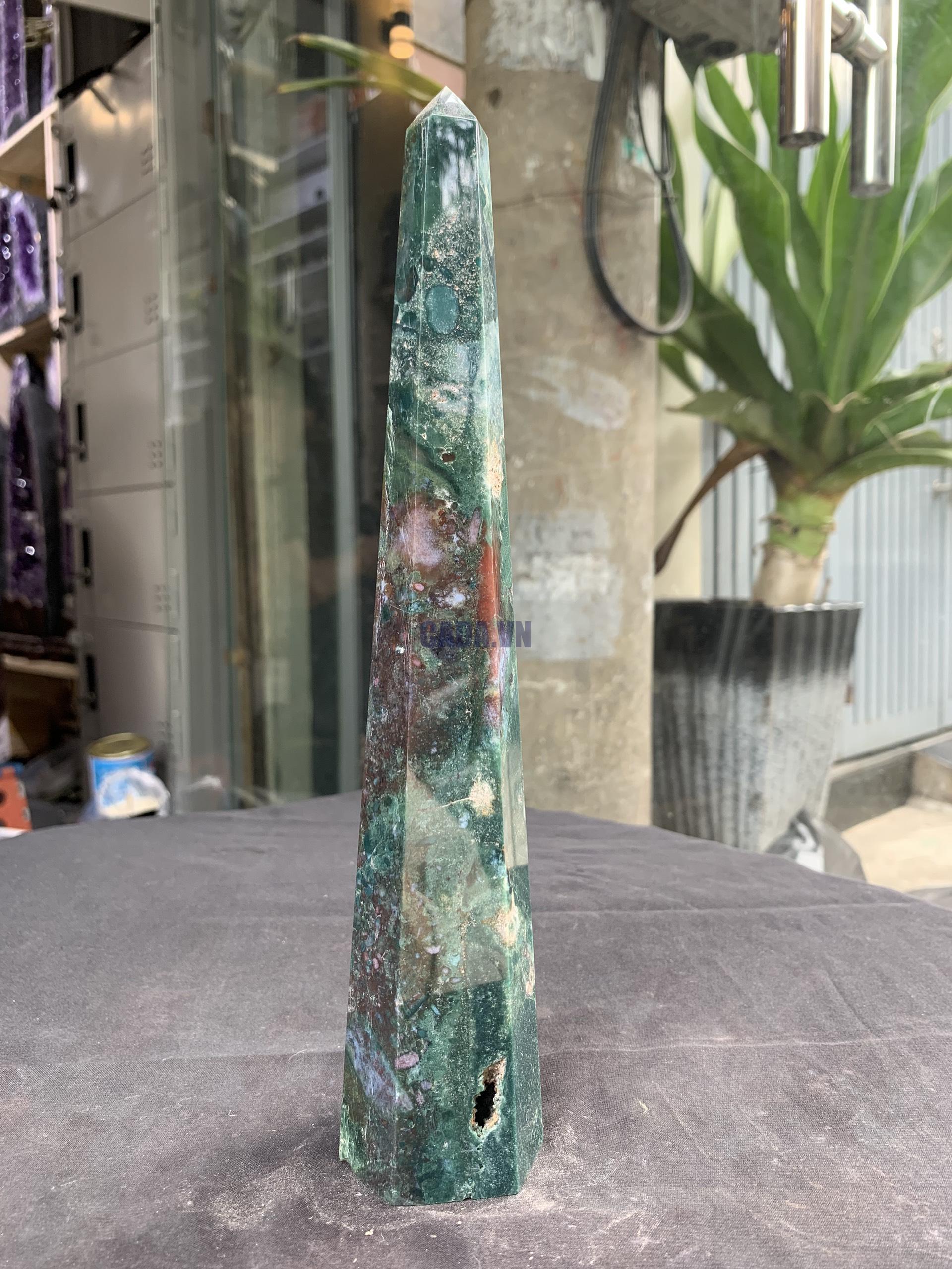 TRỤ OCEAN JASPER (MA03), KT 25,5*4,5CM, KL 528GRAM| CADA DECOR