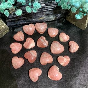 Mặt Trái tim Rhodochrosite | Đá trang trí, sưu tầm, healing | CADA DECOR