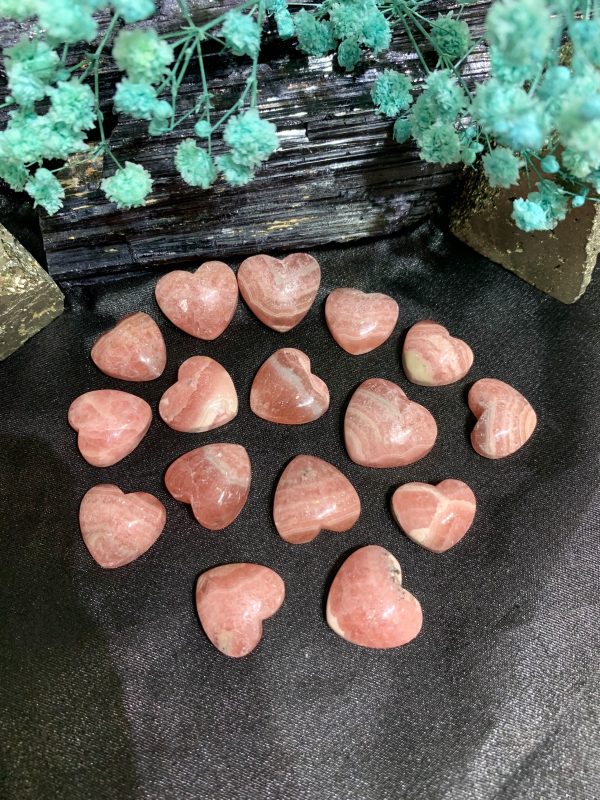 Mặt Trái tim Rhodochrosite | Đá trang trí, sưu tầm, healing | CADA DECOR