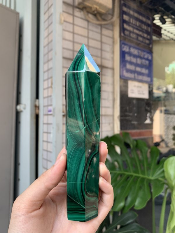Trụ đá Lông Công - Malachite Point (TLC07) | CADA DECOR