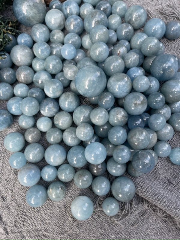 Bi cầu AQUAMARINE | Đá trang trí, sưu tầm, healing | CADA DECOR