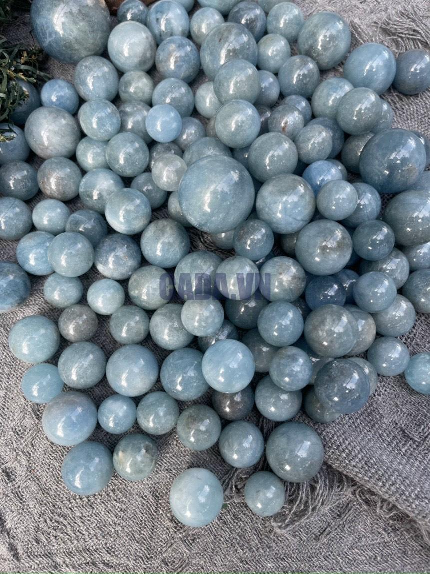 Bi cầu AQUAMARINE | Đá trang trí, sưu tầm, healing | CADA DECOR