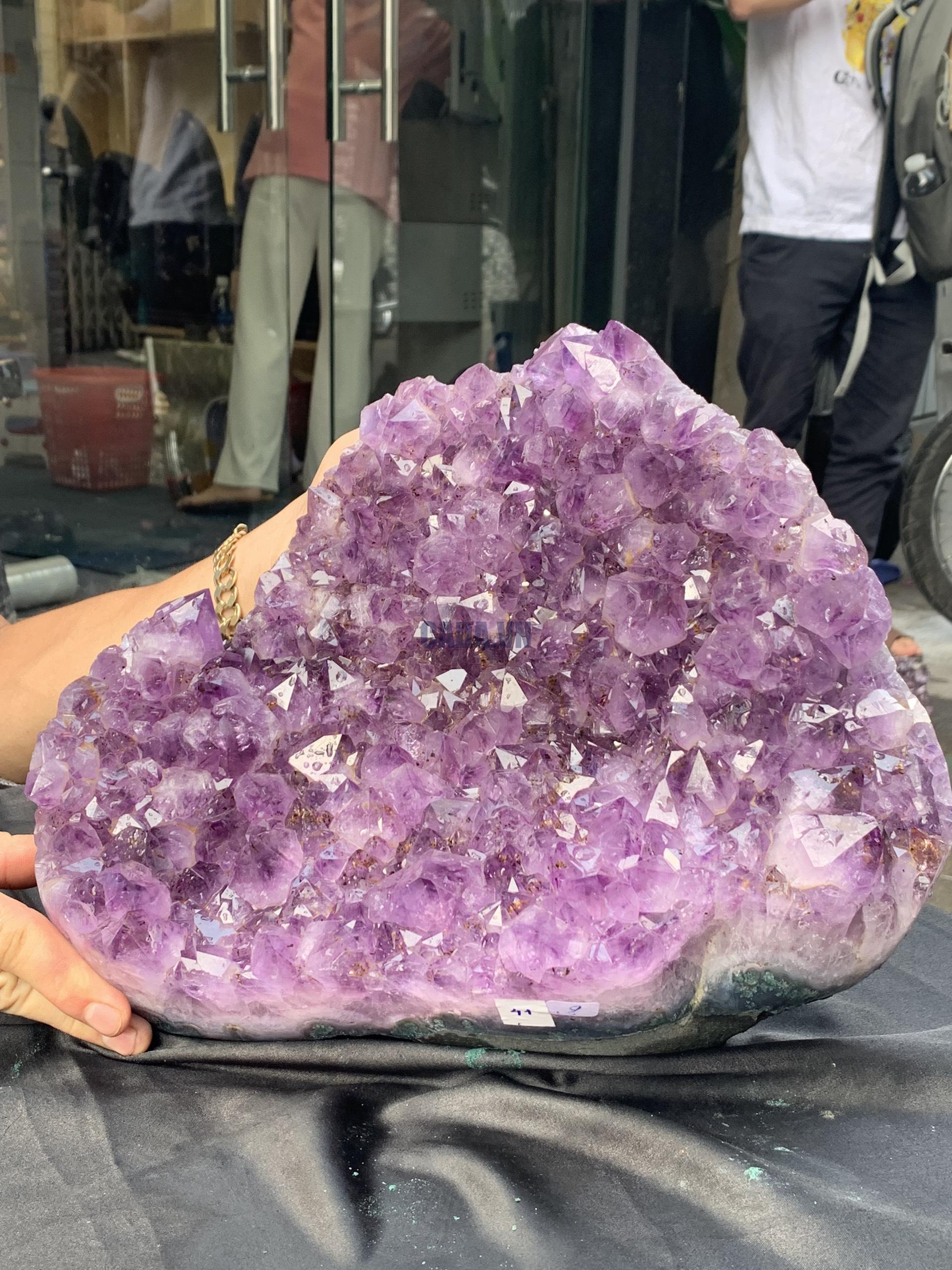 VỈ MẦM THẠCH ANH TÍM (VM41), KT: 29*28CM - KL: 9KG | CADA DECOR