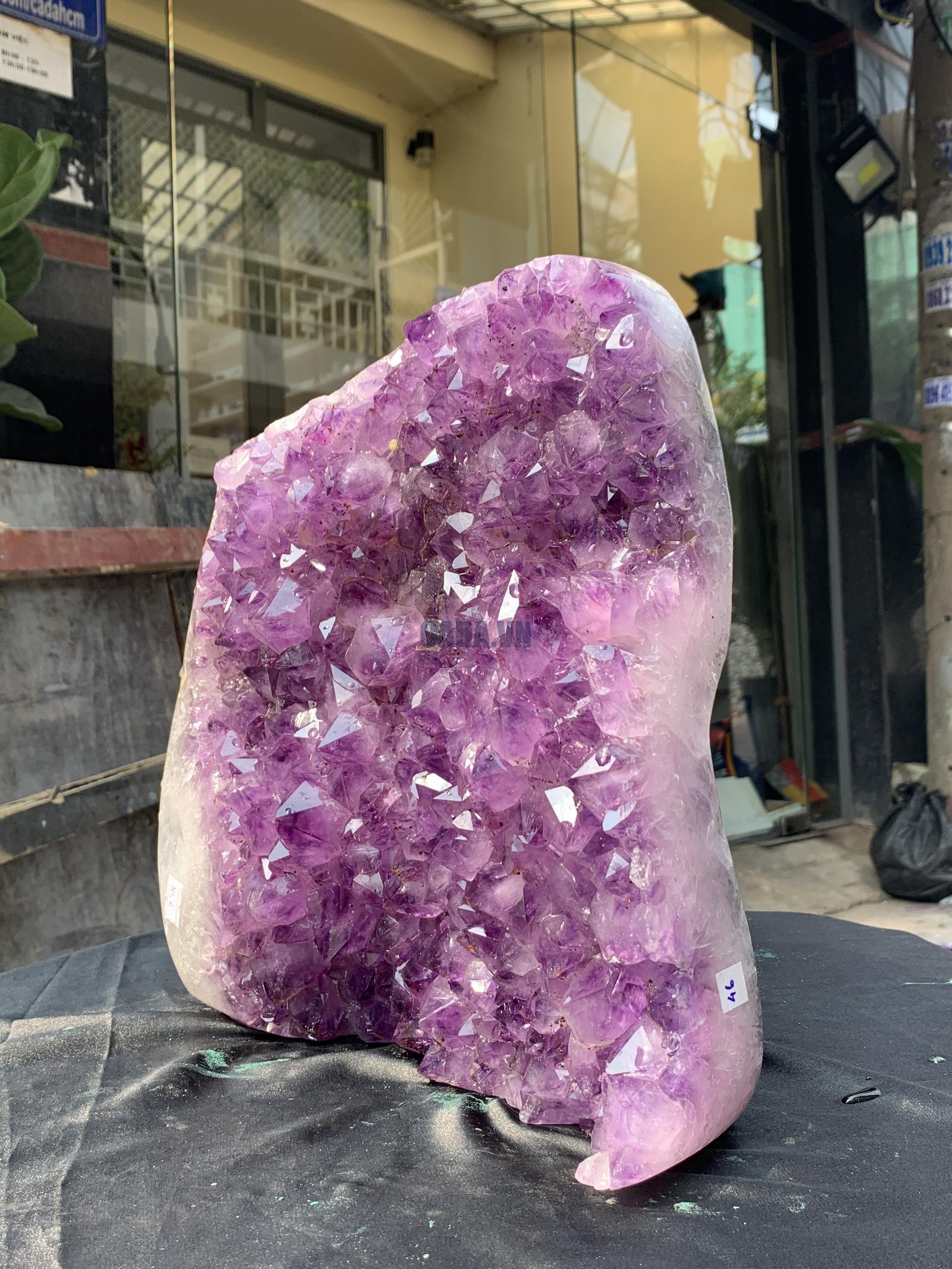 VỈ MẦM THẠCH ANH TÍM (VM46), KT: 18*30CM - KL: 10,6KG | CADA DECOR
