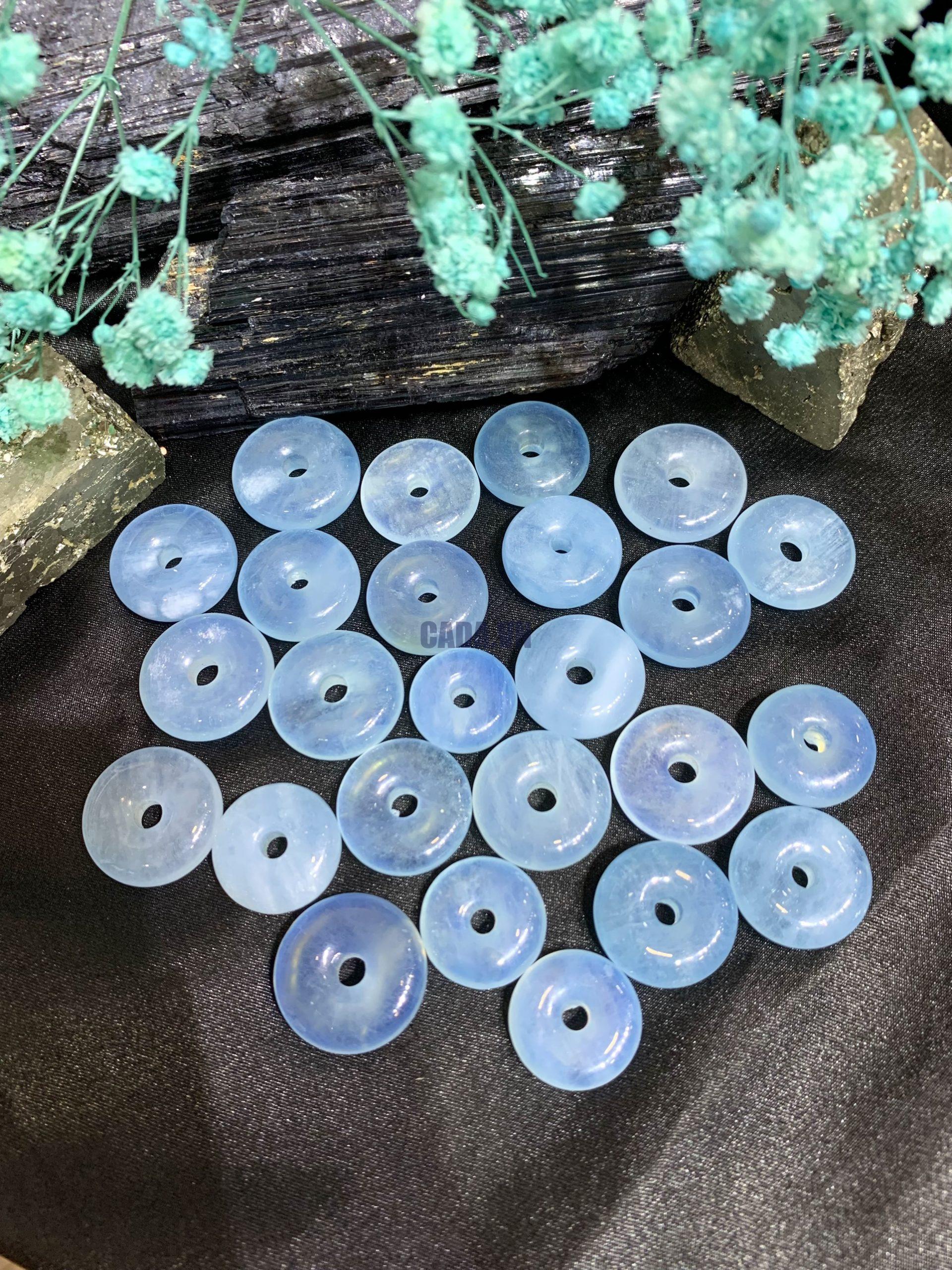 Đồng điếu Aquamarine | Đá trang trí, sưu tầm, healing | CADA DECOR