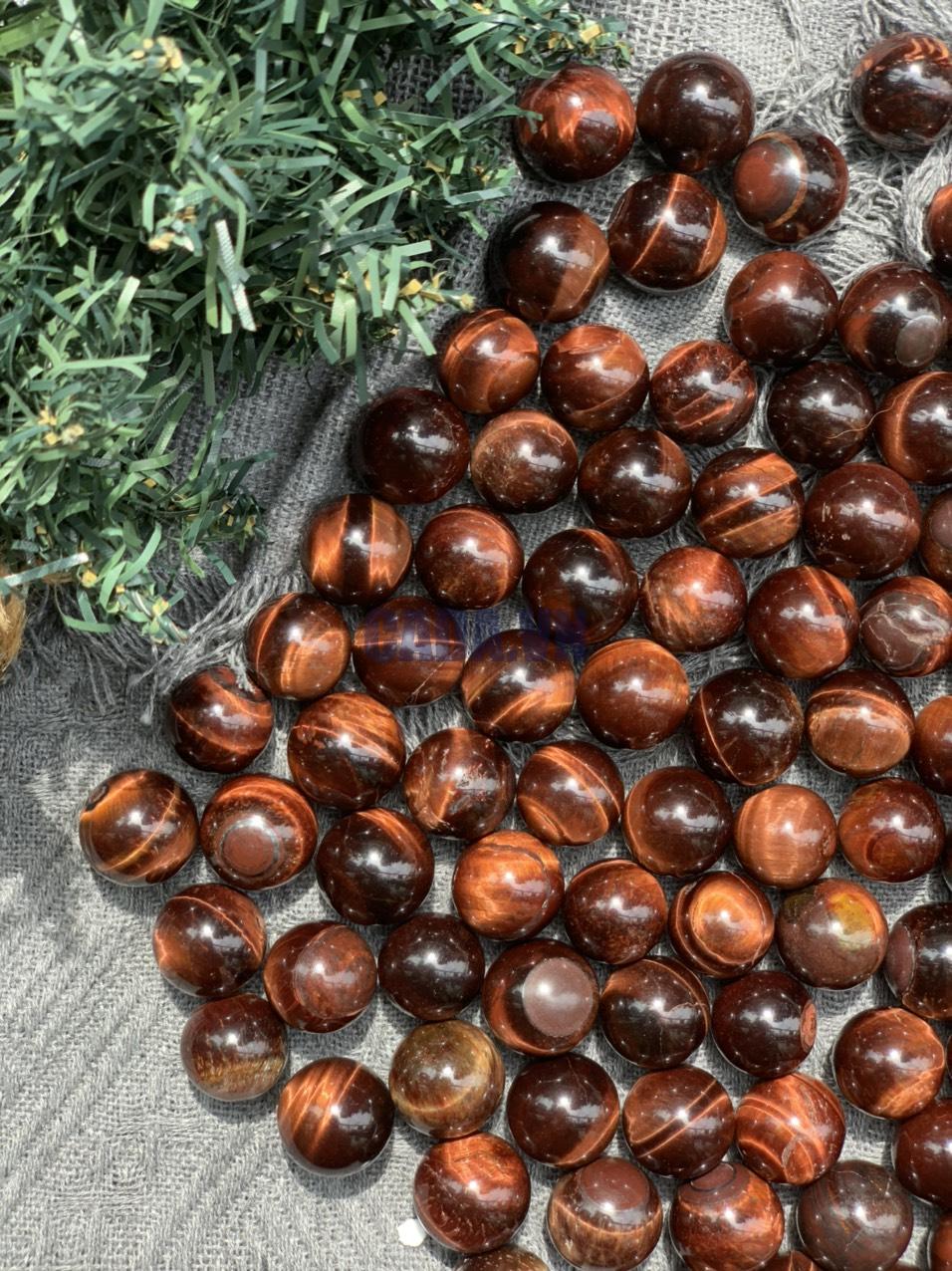 Bi cầu Red Tiger Eye | Đá trang trí, sưu tầm, healing | CADA DECOR