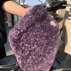VỈ MẦM THẠCH ANH TÍM (VM72), KT: 33,5*22CM - KL: 4,85KG | CADA DECOR