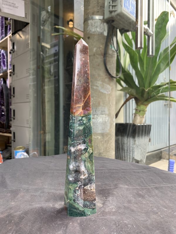 TRỤ OCEAN JASPER (MA09), KT 25*4,3CM, KL 544GRAM| CADA DECOR