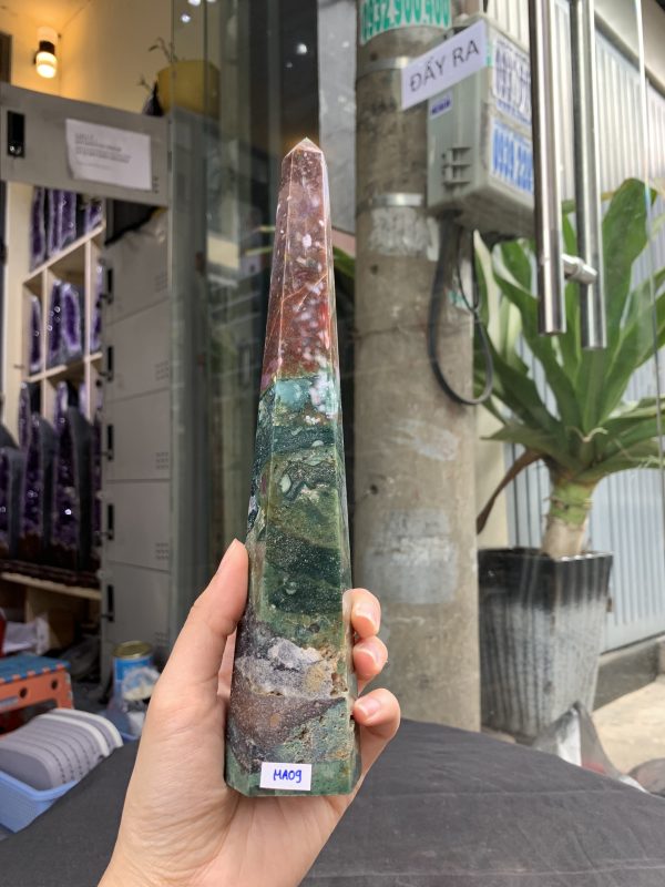 TRỤ OCEAN JASPER (MA09), KT 25*4,3CM, KL 544GRAM| CADA DECOR